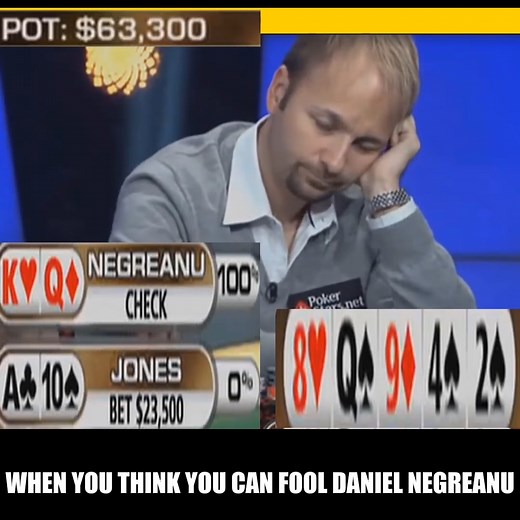 1.8K views · 14 reactions | WHEN YOU THINK YOU CAN FOOL DANIEL NEGREANU #lifestyle | Reviwe Elfleda | Facebook