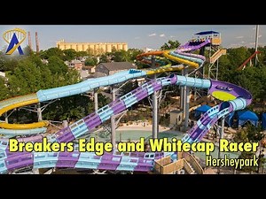 Breakers Edge Water Coaster and Whitecap Racer at The Boardwalk At Hersheypark