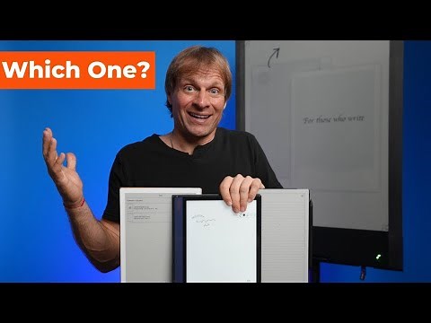 Which One? reMarkable 2, Supernote A5X, Onyx Note Air?