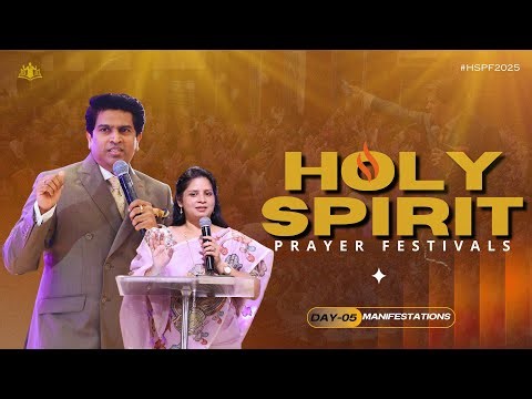EXPERIENCE HOLY SPIRIT PRAYER FESTIVALS | DAY 5 | EVENING SESSION | Ps. SAMUEL DAVID