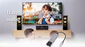 GOWENIC 7.1 USB Sound Card, USB External Sound Card with SPDIF, 7.1/5.1 / Stereo Output, 3.5mm AUX/Line/Mic Inputs, for Laptop PC