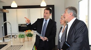 Location appartement - situation à l'agence immobilière