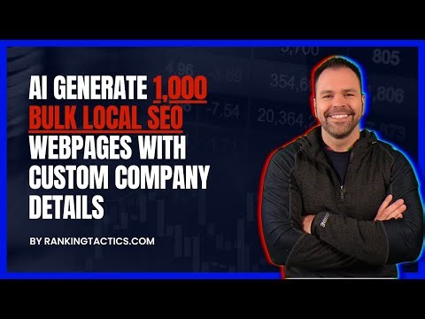 Local SEO Blog AI Generate 1,000 WordPress Pages!
