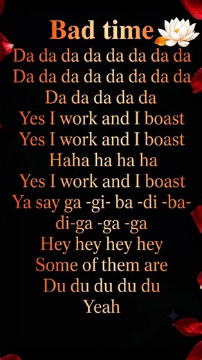 Bad Times | Lyrics | Song #trending #song #lyrics #music #viralsong #love
