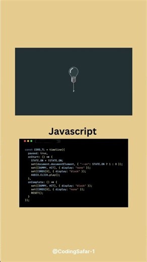 Turn a Bulb On & Off with JavaScript 💡⚡
