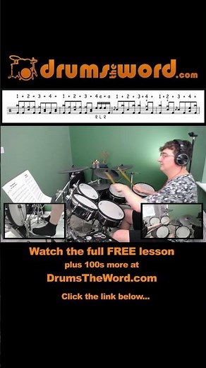 ★ Resistance (Muse) ★ Free Video Drum Lesson SHORT | How To Play SONG (Dominic Howard)