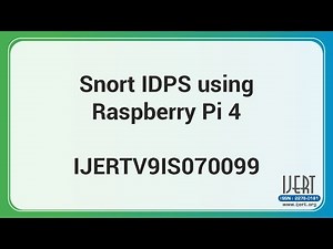 Snort IDPS using Raspberry Pi 4