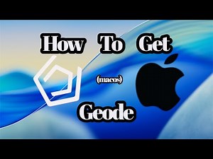 Tutorial on How To get Geode on macOS