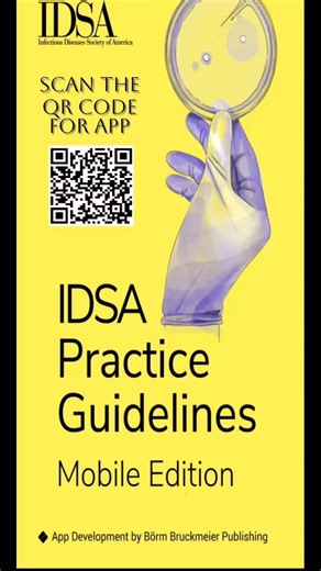 The free IDSA Practice Guidelines App, developed by the Infectious Diseases Society of America, is a highly useful tool for clinicians, microbiologists, and healthcare professionals seeking quick and reliable access to authoritative infectious disease guidance. The app is divided into two main sections: Guidelines and Clinical Interactive Tools. The Guidelines section provides up-to-date, evidence-based recommendations searchable by disease, organism, or drug, while the Clinical Tools section of