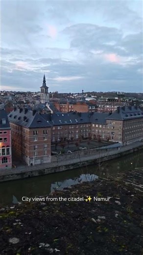 The Best Views Over Namur 🇧🇪 #belgium #travel #namur #citadel #cityviews #panorama