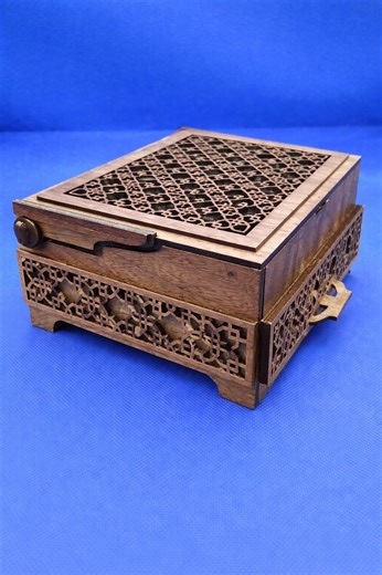 Elegant Laser Cut Jewelry Box - Etsy