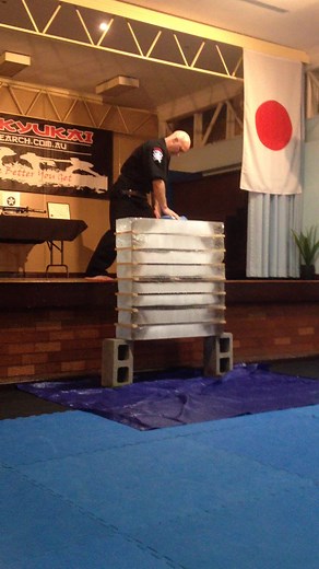 Effective Ice Block Breaking Techniques with Elbow Strikes