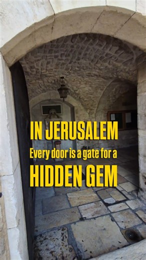 In Jerusalem every door is a gate for a hidden gem. You just need to know the right doors. Book a private tour with me in Jerusalem on your next trip to Israel! I'll show you the right doors! See you soon in Israel! #israel #tourguide #visitisrael #holyland #hiddengem | Lior Genah Tour Guide