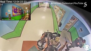 1.4M views · 24K reactions | WARNING: THIS VIDEO CONTAINS DISTURBING SCENES. VIEWER DISCRETION ADVISED. Extended surveillance video from the Uvalde school shooting, obtained by the Austin-American Statesman, shows what transpired inside Robb Elementary School on May 24 – from the moment the gunman entered the school until the moment police took him down, 77 minutes later. | CBS News | Facebook
