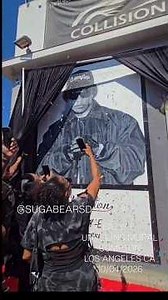 Eazy-E New Mural unveiling in Compton #eazye #mural #compton #lileazye #eazyemural #hiphop #shorts