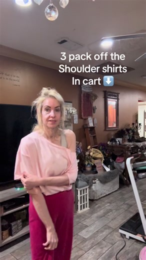 Affordable 3 pack. Off the shoulder shirts so soft Many color. Combos #shirts #woman #fashion #top #wardrobe