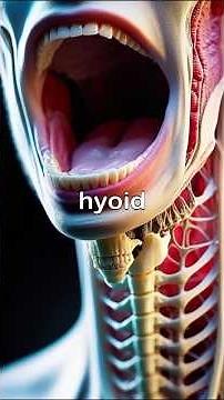 The Incredible Hyoid Bone: 🦴😱 Speech, Swallowing, and Forensic Science Explained! #shorts #hyoidbone