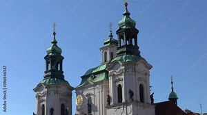 St. Nicholas' Church, Prague. Historic St. Nicholas' Church in Old Town Prague, Czechia.