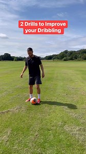 2 Drills to Improve your Dribbling 🔥 #footballtraining #soccertraining | Domfutbol
