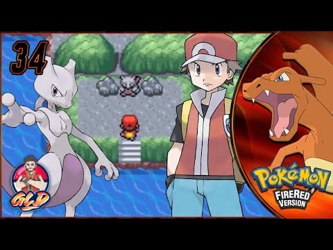 Pokemon Fire Red Walkthrough (2023) Part 34: Capturing Mewtwo!