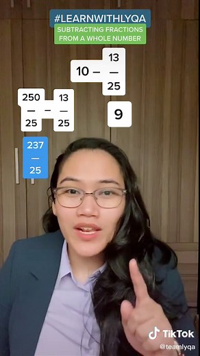 Subtracting Fractions from Whole Numbers | Math Tutorial