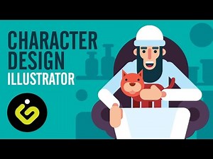 Character Design, Flat Design Tutorial in Illustrator