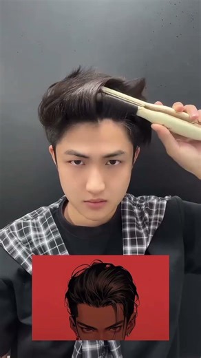 Tutorial on how to style a cool, handsome pompadour #mensstyling #hairstylingtutorial