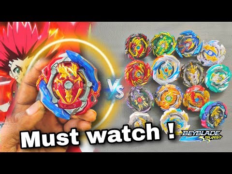 Aiger's Achilles beyblade vs all beyblade burst rise fight in Real life - MUST WATCH