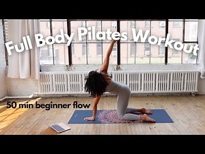 50 Min Pilates Mat flow at home! Beginner-Friendly workout (no equipment needed)