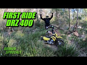 First Ride DRZ400 is it any GOOD?
