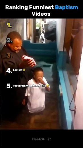 Ranking Funniest Baptism Videos