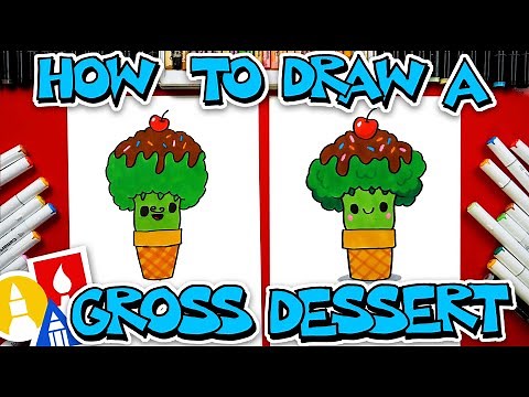 How To Draw A Gross Dessert - Broccoli Ice Cream