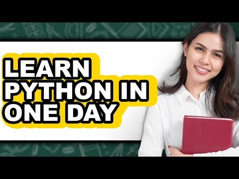 How to Learn Python in One Day - Step by Step