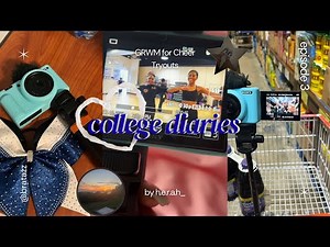 GRWM for cheerleading tryouts📣| cheer tryouts💙| shopping🛍️| weekend vlog✦✧