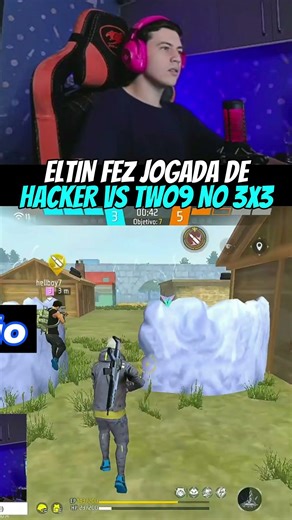 OLHA O QUE ELTIN FEZ COM O TWO9 😂 #two9 #freefire #shorts #freefireshorts #shortsff #fyp #ffshorts