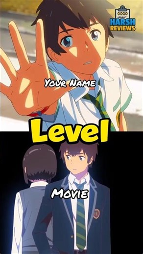 Your Name Level Anime movie | Don't Miss It 🔥♦️ | #harshvardhanreviews #shorts