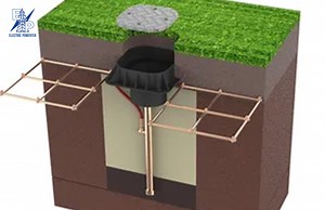 [Hot Item] Earthing Pits Grounding Earthing PVC Material Earth Inspection Pit
