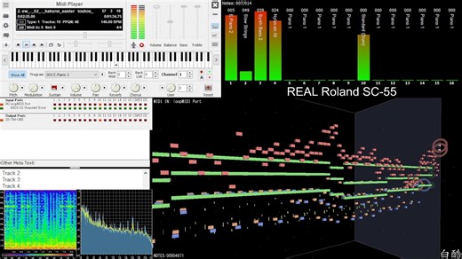 东方封魔录 MIDI版 Roland SC-55 实机录制