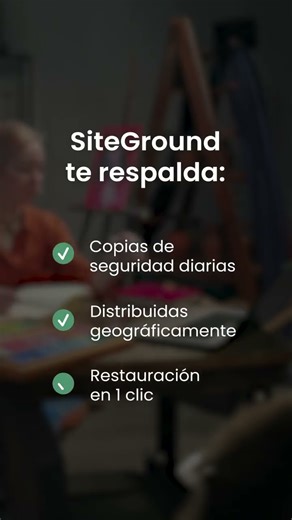Web Hosting with Backup, only at Siteground