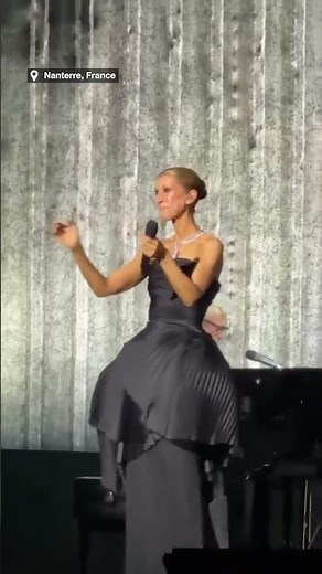 Celine Dion makes emotional stage return after six years