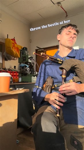 @fionnllagh on Instagram: "cor blimey cracker corker & topper of a day if not very cold me in the workshop, before heading into the piping centre to do some teachio de la bellio I quite like these morning shifts, though there used to be a lot more of them when myself and @ were still renovating the space - my trigger words are carpet and tiles horrible combo can’t recommend it I had it my way we would use wood for everything and we’d hunt the last indigenous tree down like we did the wolves have