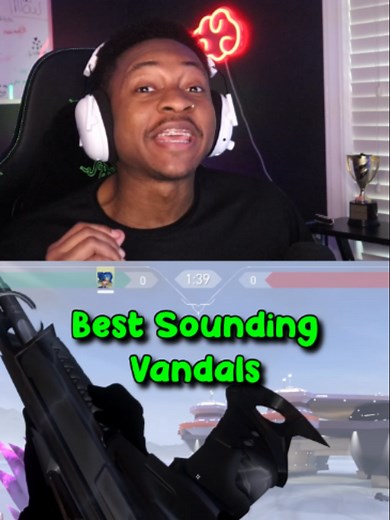 Top 5 BEST Sounding Vandals In Valorant! #valorant #valorantfyp #valoranttips #valorantskin #valorantskins #gamingontiktok
