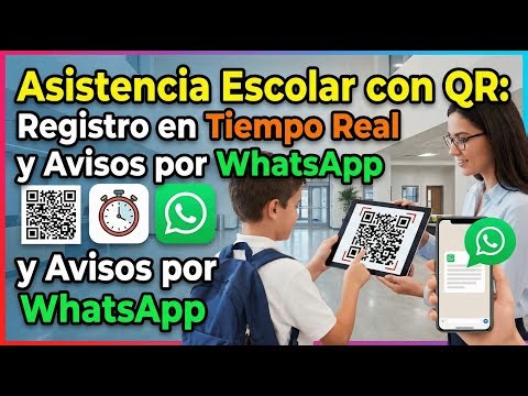PARTE 1 - Asistencia Escolar con QR: Registro en Tiempo Real y Avisos por WhatsApp🤯📲