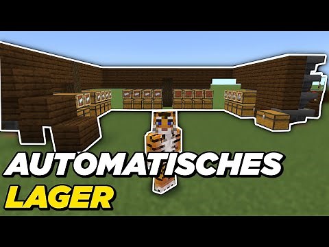 NEU! SCHNELL und EINFACH Automatisches Lager Bauen! 1.21 Minecraft Bedrock