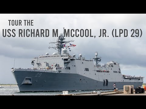 Tour the US Navy's New Warship USS Richard M. McCool, Jr. (LPD 29)