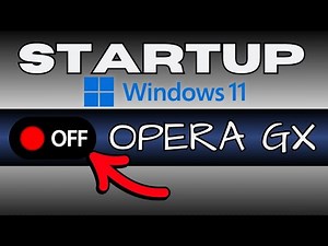 How To Stop Opera GX From Opening on Startup ⭕️ Disable Startup Programs in Windows 11 ✅