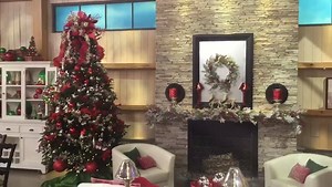 Gabrielle Kerr and I teamed up to make a bow for her Christmas tree. It's easier than it looks! We hope these tips are helpful as you decorate for the holidays. | Valerie Parr Hill