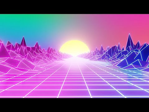 SYNTHWAVE Background COMPILATION 🌙 No Copyright Background | Video 4K Video (Ultra HD)