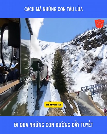 cách tàu đi qua vùng tuyết #xuhuong #fblifestyle | Thích Review
