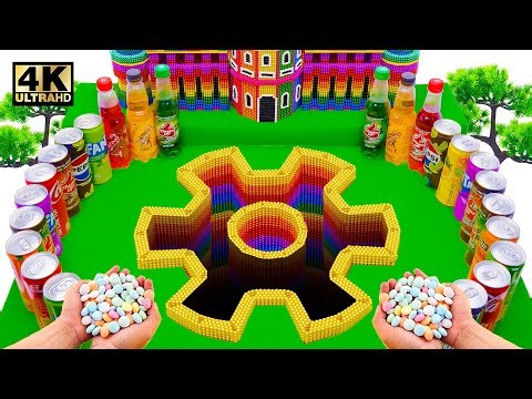 🔥 Mega Toothpaste Eruption from LEGO Gear Hole! Fanta, Sprite, Coke & Mentos EXPLOSION 💥